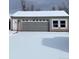 Detached garage with single door and windows at 926 Perry St, Denver, CO 80204