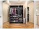 Large walk-in closet with ample shelving and drawer space at 4980 E Donald Ave # 14, Denver, CO 80222