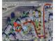 Aerial view of the community at 539 Wright Street with pool and parking at 539 Wright St # 203, Lakewood, CO 80228