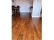 Elegant hardwood flooring spans the living area and kitchen, adding warmth and charm at 539 Wright St # 203, Lakewood, CO 80228