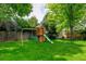 Backyard featuring a playground and a swing set at 7245 Prairie Cir, Longmont, CO 80504