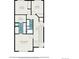 Second floor plan featuring primary bedroom, two bedrooms, and two baths at 5610 S Sycamore St, Littleton, CO 80120
