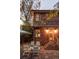 Cozy brick patio with seating area at 626 Fillmore St, Denver, CO 80206