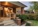 Inviting front porch with rocking chairs at 626 Fillmore St, Denver, CO 80206