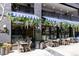 Charming restaurant patio with bistro seating at 626 Fillmore St, Denver, CO 80206