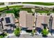 An aerial rooftop view shows the property's layout and landscaping within a suburban neighborhood setting at 14116 Double Dutch Cir, Parker, CO 80134