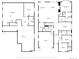 Detailed floor plan showcasing the layout of the home, including the kitchen, bedrooms, and recreation room at 14116 Double Dutch Cir, Parker, CO 80134