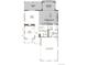 Main floor plan showcasing kitchen, great room, and two-car garage at 1141 Joseph Pl, Erie, CO 80026