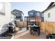 Outdoor space with deck, pergola, and seating area at 10270 E 62Nd Pl, Denver, CO 80238