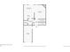 Detailed floor plan showcasing layout of the first floor, including the kitchen, living room, garage, and entry at 10685 W Apishapa Pass, Littleton, CO 80127