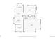 First floor plan layout showcasing the kitchen, living spaces, and garage at 20928 E Hamilton Ave, Aurora, CO 80013