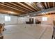 Large unfinished basement with open layout, offering possibilities for customization and storage at 5131 Delphinium Cir, Brighton, CO 80601