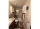 Bathroom with shower, toilet and sink at 5131 Delphinium Cir, Brighton, CO 80601