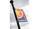 Street view showing the Lowry Town Center banner on a lamppost against a cloudy sky at 6600 E 4Th Ave, Denver, CO 80220