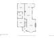 Floor plan of the first floor featuring bedrooms, bathroom, kitchen, living room, and foyer at 2910 Clermont St, Denver, CO 80207