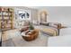 Inviting living room filled with natural light and stylish, comfortable seating at 2910 Clermont St, Denver, CO 80207