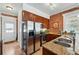 Modern kitchen featuring stainless steel appliances and granite countertops at 1438 N Franklin St # 100, Denver, CO 80218