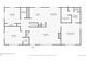 Detailed floor plan showcasing the layout of the home including the placement of rooms at 18150 Martingale Rd, Monument, CO 80132