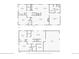 Detailed floor plan of the home showcasing the layout of the first floor and basement at 18150 Martingale Rd, Monument, CO 80132