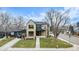 Modern two-story home with brick facade and landscaped yard at 760 Jersey St, Denver, CO 80220