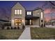 Stunning two-story home with brick exterior, nighttime view at 760 Jersey St, Denver, CO 80220