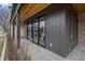 Covered patio with modern sliding glass doors at 760 Jersey St, Denver, CO 80220