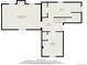 Floor plan of basement including recreational room, bedroom, and utility room at 2646 Colorado Blvd, Denver, CO 80207
