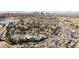 Wide aerial shot showcases city zoo with lush greenery and a clear view of the downtown skyline at 1557 Fillmore St, Denver, CO 80206