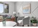 Bright living room showcasing modern decor, designer accents, and a decorative accent wall at 5329 Flower Cir, Arvada, CO 80002