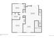 Floor plan showcasing the layout of the second floor, including living room, kitchen, and bedrooms at 5987 S Pierson St, Littleton, CO 80127