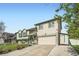 Front exterior view of a charming two-story home with an attached garage at 5987 S Pierson St, Littleton, CO 80127
