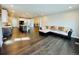 Spacious living room with open layout and access to the gourmet kitchen at 9032 Middle Fork St, Littleton, CO 80125