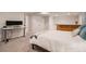Spacious basement bedroom with a bonus workstation area at 9855 Chatswood Trl, Highlands Ranch, CO 80126