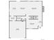 Detailed first floor plan showing kitchen, dining room, Gathering room, living room, garage and entry foyer at 9855 Chatswood Trl, Highlands Ranch, CO 80126