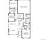 Floor plan showing 2-bay garage, kitchen, and multiple bedrooms at 15501 E 112Th Ave # 6F, Commerce City, CO 80022