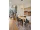 Light and airy dining room with modern table and chairs at 1838 Pearl # C, Boulder, CO 80302