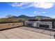 Spacious rooftop deck with mountain views and modern railing at 1838 Pearl # C, Boulder, CO 80302