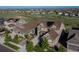 Beautiful aerial shot of a home with solar panels highlighting its prime location in the neighborhood at 8761 S Wenatchee Ct, Aurora, CO 80016