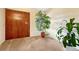 Bright bedroom featuring a large closet and multiple potted plants, creating a serene atmosphere at 3502 S Kittredge St # C, Aurora, CO 80013