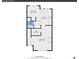 Floorplan of first level featuring living room, kitchen, dining area, utility room and bath at 3502 S Kittredge St # C, Aurora, CO 80013