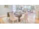 Elegant dining area showcasing an open layout with kitchen views, perfect for entertaining at 541 Fox St, Denver, CO 80204