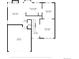 Floor plan layout with eat-in kitchen, dining area, living room, garage, Gathering room, and foyer with dimensions at 3102 White Oak Trl, Highlands Ranch, CO 80129