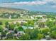 An aerial view of the Green Mountain Recreation Center, situated near homes and community amenities at 1811 S Yank Ct, Lakewood, CO 80228