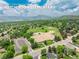 Aerial shot of Hutchinson Elementary, highlighting its proximity to the homes in the area at 1811 S Yank Ct, Lakewood, CO 80228
