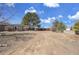 Spacious backyard with mature trees and wooden fence at 8005 Emerald Ln, Broomfield, CO 80020
