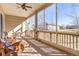Enjoy a relaxing time in the spacious screened in porch with peaceful neighborhood views at 4894 Bierstadt Loop, Broomfield, CO 80023