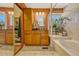 Bathroom with a large soaking tub and double vanity at 2134 S Scranton Way, Aurora, CO 80014