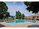 Inviting community pool with ample deck space for lounging at 2134 S Scranton Way, Aurora, CO 80014