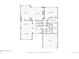 First floor plan with living room, kitchen, and foyer at 5123 Red Oak Way, Parker, CO 80134