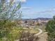 Scenic view of the neighborhood featuring a playground, walking paths, and lush greenery, perfect for recreation at 3309 Springbriar Dr, Castle Rock, CO 80109